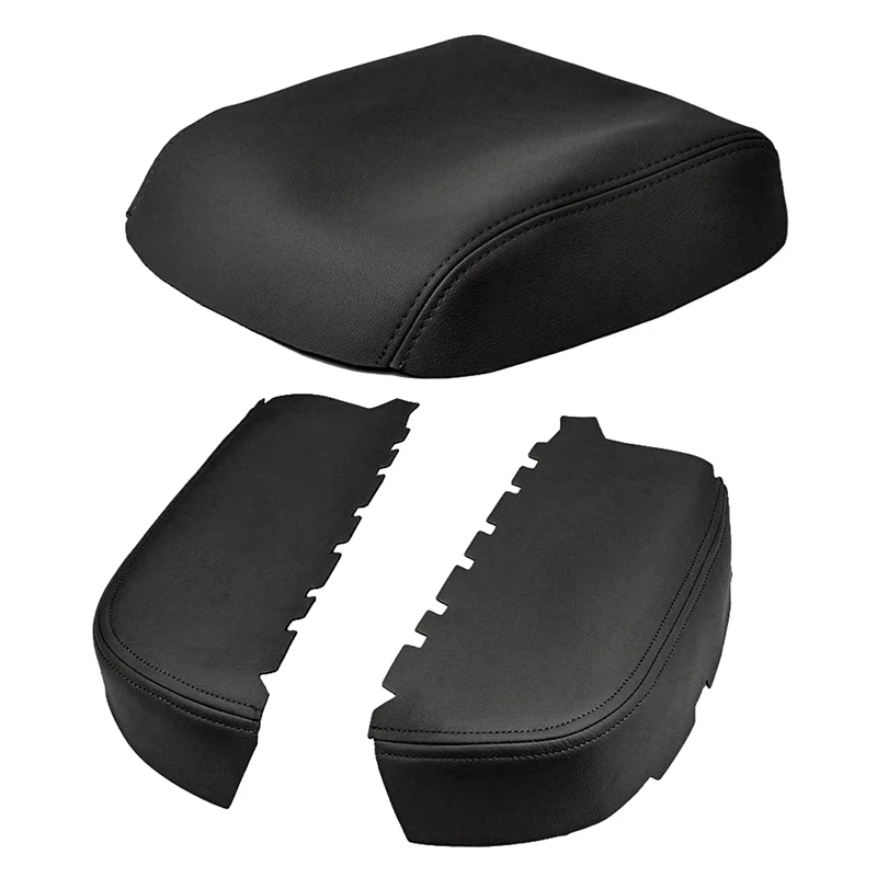 Автомобильная Кожаная Крышка центральной консоли панель передней двери