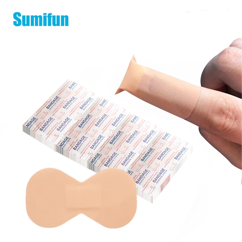 

20pcs First Aid Bandage Band Aid Wound Dressing Sterile Hemostasis Stickers Emergency Kit Waterproof Adhesive Finger Plaster