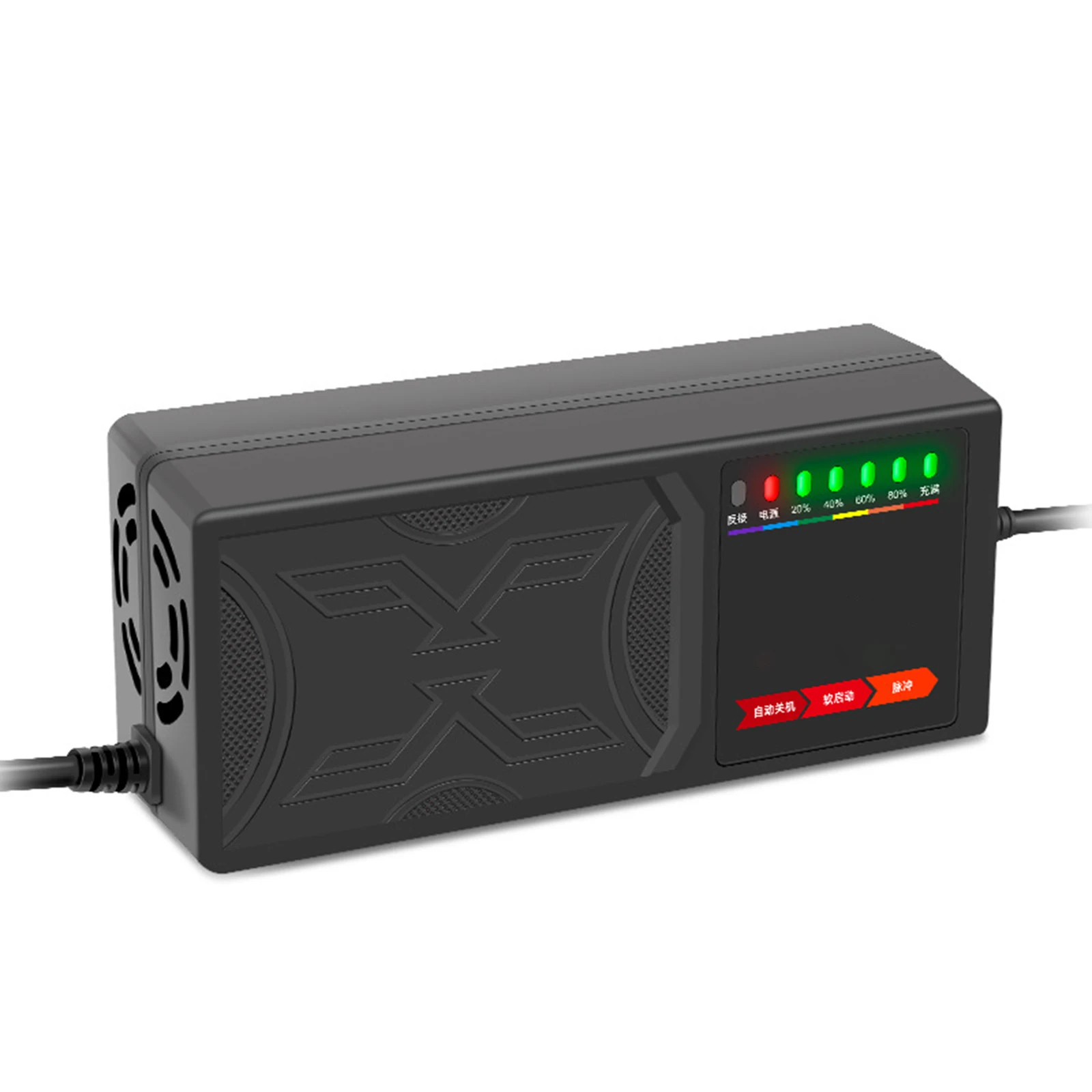 72V 20AH Electric Vehicles Battery Charger Auto Off 7 Lights Power Indicator Multi-Protection Functions 220V US Plug |