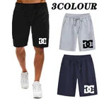 Новинка 2022, летние мужские шорты Dc, мужские спортивные шорты для спортзала, бега, спорта, фитнеса, пляжа, баскетбола, бега, мужские свободные короткие брюки