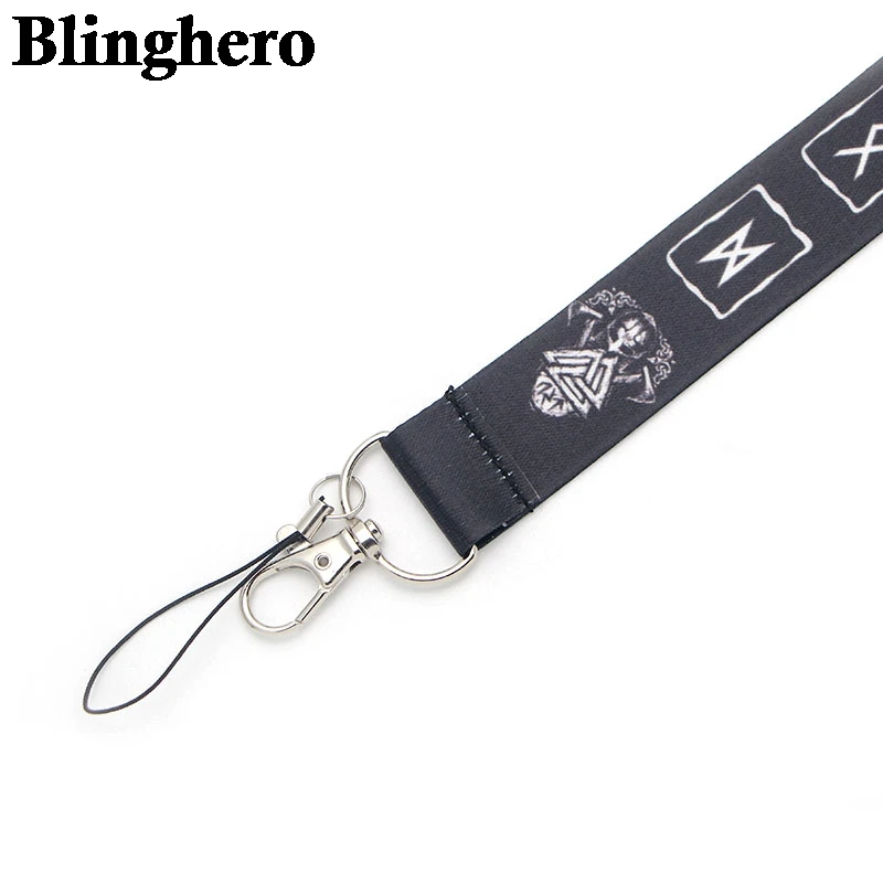 CA001 Руна викингов nneckle Lanyard бейдж ID Lanyards/веревка для мобильного телефона/ремешок