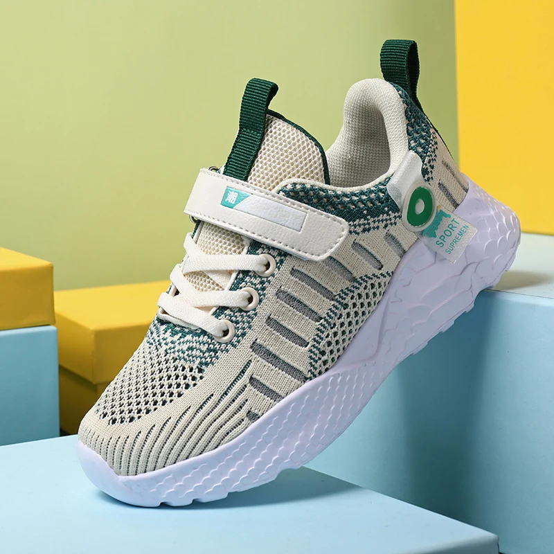 Кроссовки детские для мальчиков классическая спортивная обувь дышащие