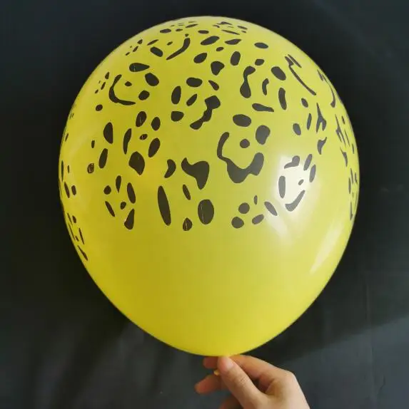 yellow dot 30 шт. 5/10/12-дюймовый темно-зеленый шар Круглые латексные шарики День Рождения украшения для взрослых гелиевые шары свадебные принадлежности - Цвет: yellow dot