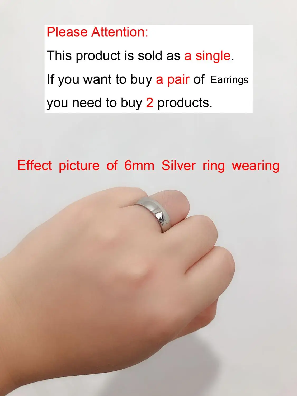 Кольцо из нержавеющей стали высокого качества 4 мм 6 оптовая продажа простое