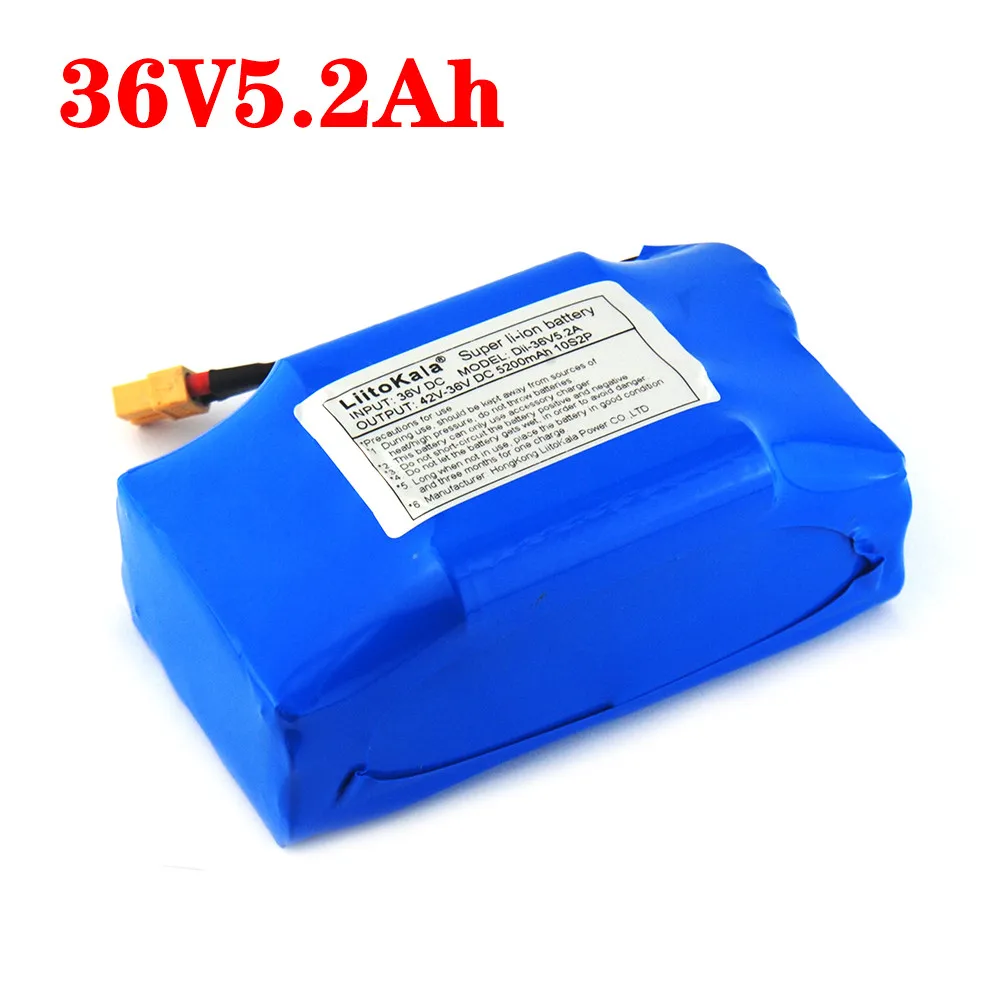 Литий ионный аккумулятор LiitoKala перезаряжаемый 36 В 4 Ач 5 2 литий для электрического