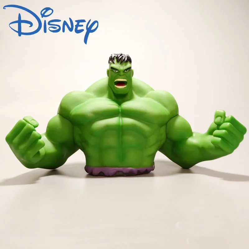

Disney Marvel Avengers 4 Hulk 18cm PVC Piggy Bank Movable Doll Anime Decoration Collection Toy Model Children's Gift
