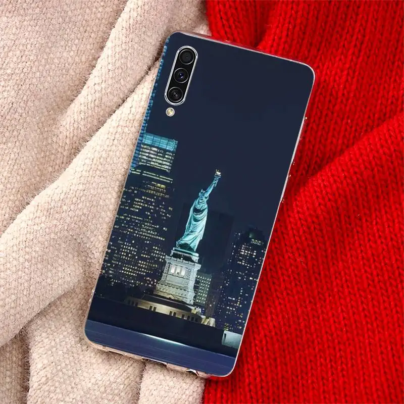 

America New York City landscape Phone Case For Samsung Galaxy S5 S6 S7 S8 S9 S10 S10e S20 edge plus lite
