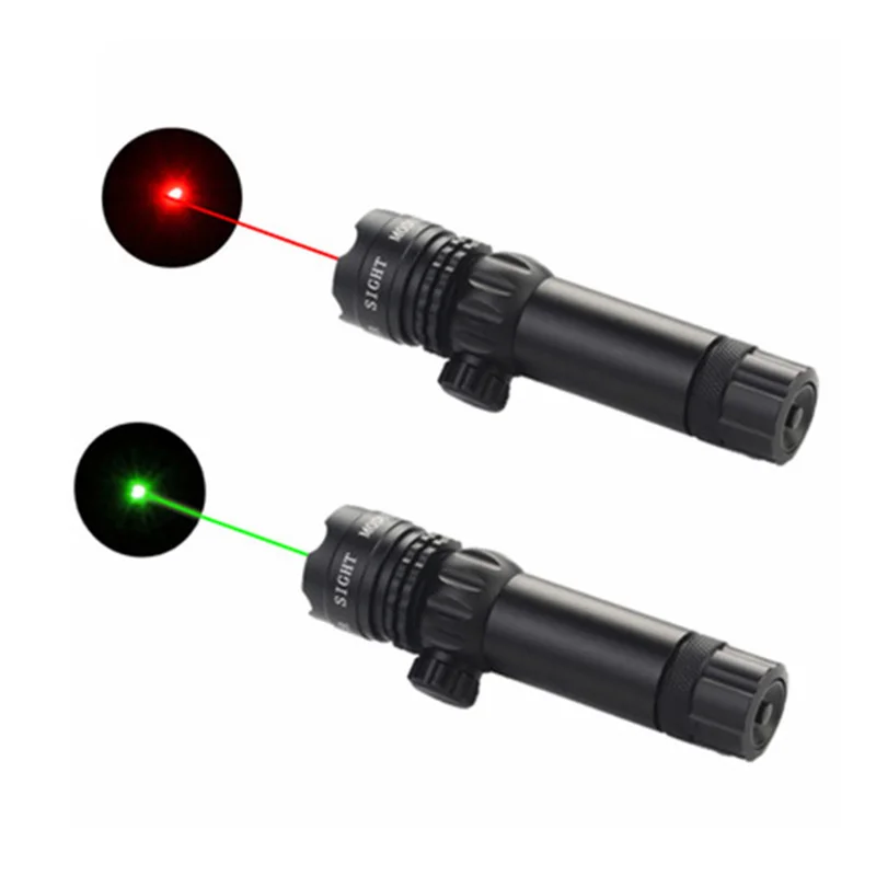 Открытый Охотничий Тактический лазерный прицел красный и зеленый внешний