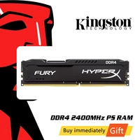 original kingston hyperx fury 4gb 8gb 16gb desktop game ram memory ddr4 2400mhz cl15 dimm 288 pin internal memoria for gaming