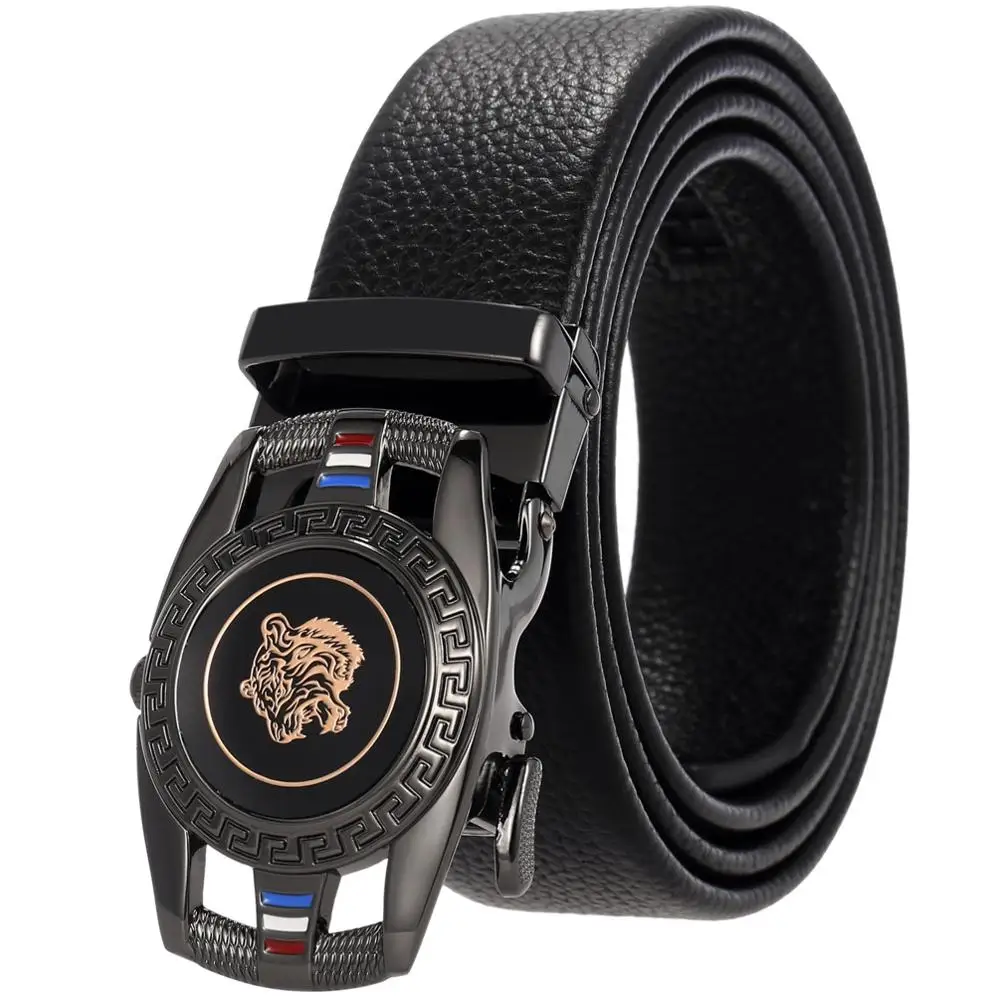 

Fashion Designer Belt Luxury Automatic Buckle Leather Belts for Men Leather Strap Width:3.5cm