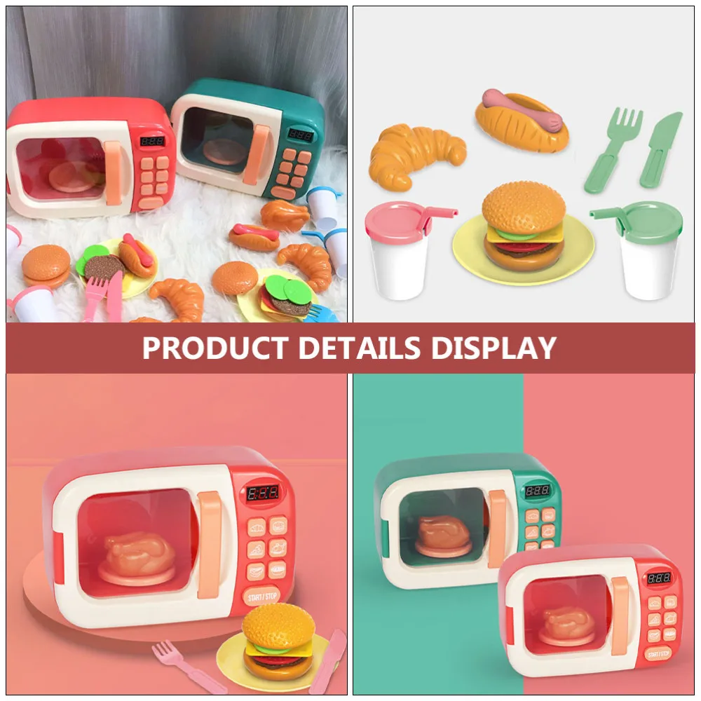 

1 Set Children Microwave Oven Toys Realistic Kitchen Appliances Kids Toys