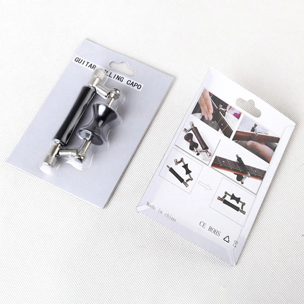 Universal Rolling Guitar Capo Glider Slide Quick Setup for Folk Classic Acoustic Guitars Accessories learner | Спорт и развлечения