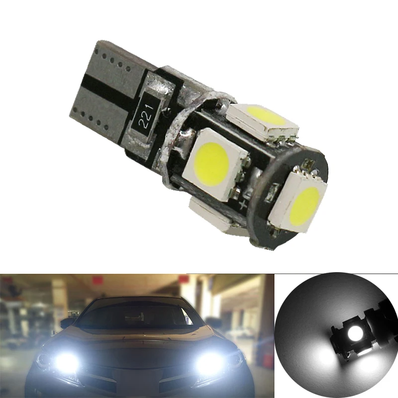 10/20 шт. светодиодный светильник 12 В для чтения интерьера клиновидная боковая