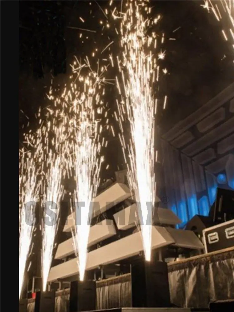 4 шт./лот + 10 пакетов порошковый фейерверк с холодным пламенем 650 Вт высокая подача