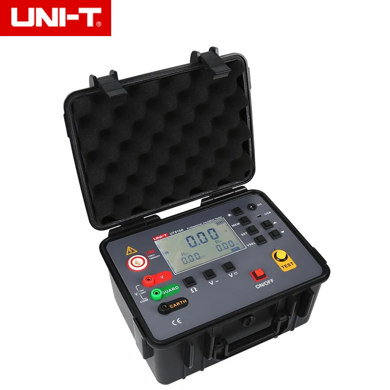 UNI T UT515A тестер сопротивления изоляции высокого напряжения большой экран