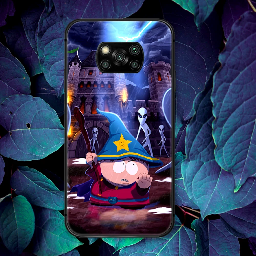 

South-Park Cute Funny Cartoon Phone Case For Xiaomi Mi Note 10 A3 9 MAX 3 A2 8 9 Lite Pro Ultra black Coque Silicone Funda