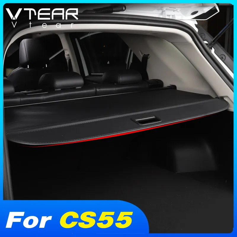 

Vtear Car Rear Trunk Curtain Accessories Interior Storage Organize Decoration Partition Shelter Trim Parts For Changan CS55 2020