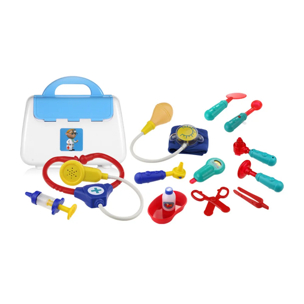 

Simulated Stethoscope Injection Medical Kit Portable Box Child Kid Play House Doctor Toy Doctor Kit Pretend-n-Play