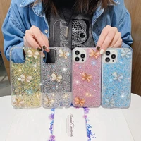 jade butterfly glitter phone case for huawei nova 8 7 7i 6 5t 5z 5i 5 4e 3i se pro girl soft silicone tpu back bling cover