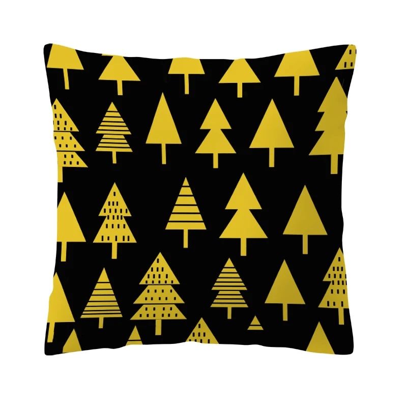 

Personalized Printing Pillowcase Cartoon Polyline Cat Geometric Creativity Throw Pillowcase Home Decoration Bedroom Car Cushion