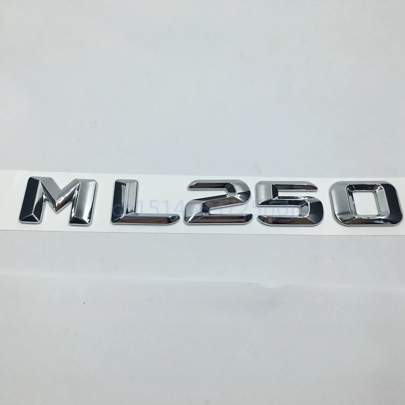 Car Sticker For Mercedes Benz ML Class ML300 ML250 Rear Emblem Logo Tailgate Words Lettering Badge 300 250 | Автомобили и