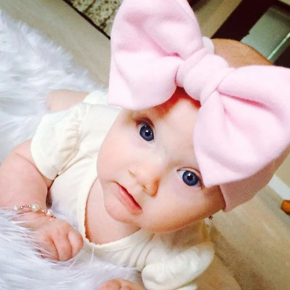 3Pcs/Set Baby Turban Headband for Girls Floral Bows Elastic Cotton Hair Band Newborn Headwear Haarband Accessories | Детская одежда и