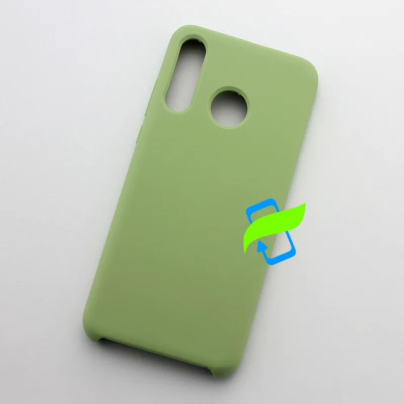 Силиконовый чехол для Huawei P40 Lite жидкий силиконовый P20 P30 Pro Nova 3E 4E 6 7 8 SE задняя