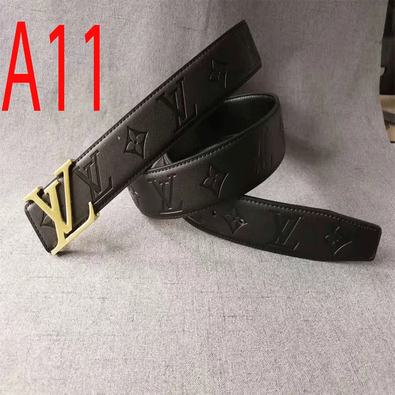 

VIP 602 new men's belts same style leather fashion gold/silver buckle men's high-quality designer belts