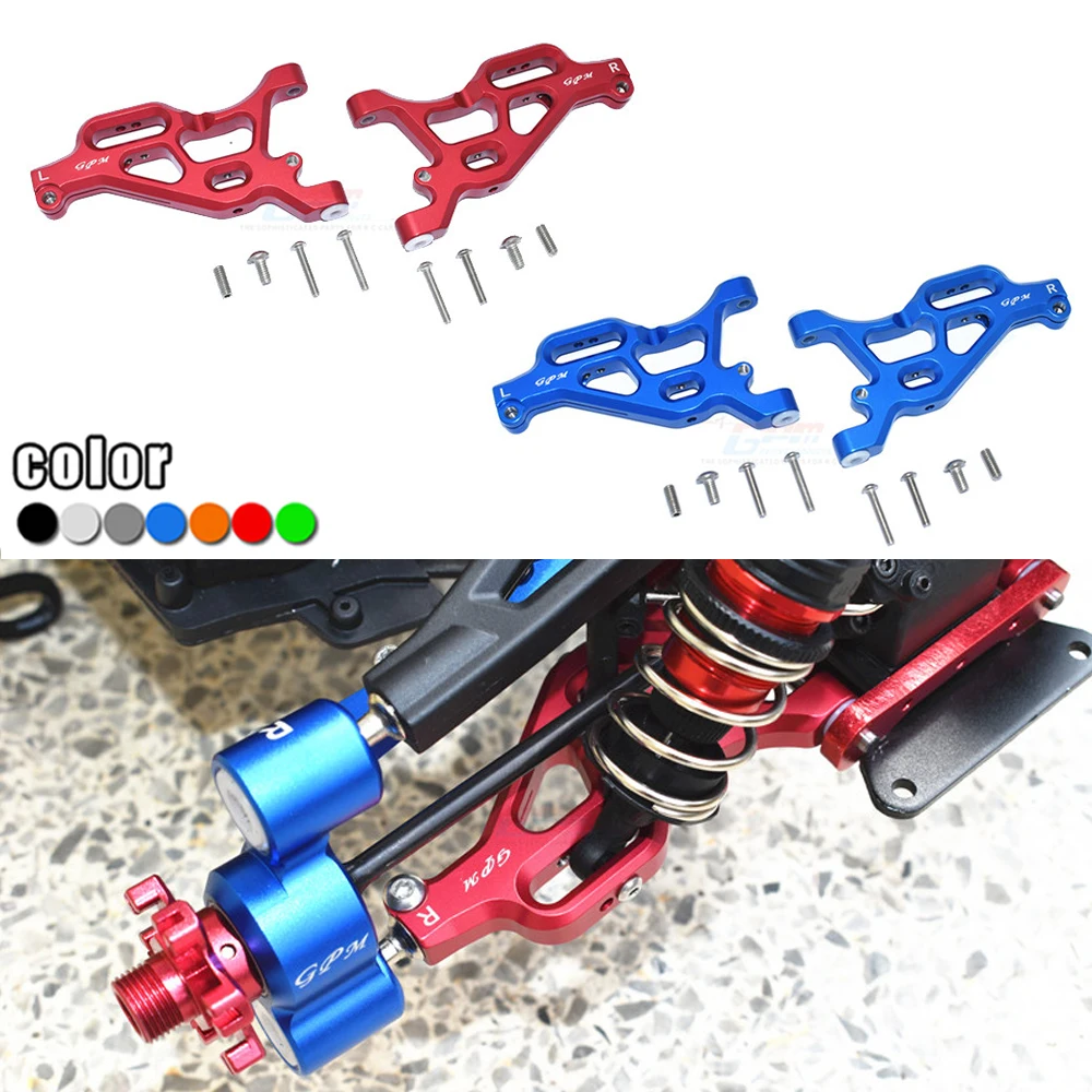 

GPM ARRMA 1/7 FELONY INFRACTION LIMITLESS V2 1/8 TYPHON 6S Upgrade Parts Metal Front Lower Suspension Arm Swing Arm AR330503