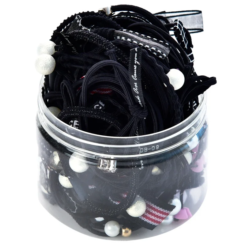 

8/12/16/25/35 Pcs/Set Women Girls Sweet Knot Pearl Bow Elastic Hair Bands Female Sweet Rubber Bands Fashion Hair Accessories Set