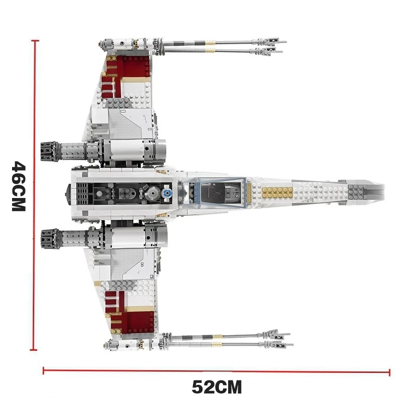 1618 шт. X-wing Red Five Starfighter образовательные строительные блоки из Звездных Войн