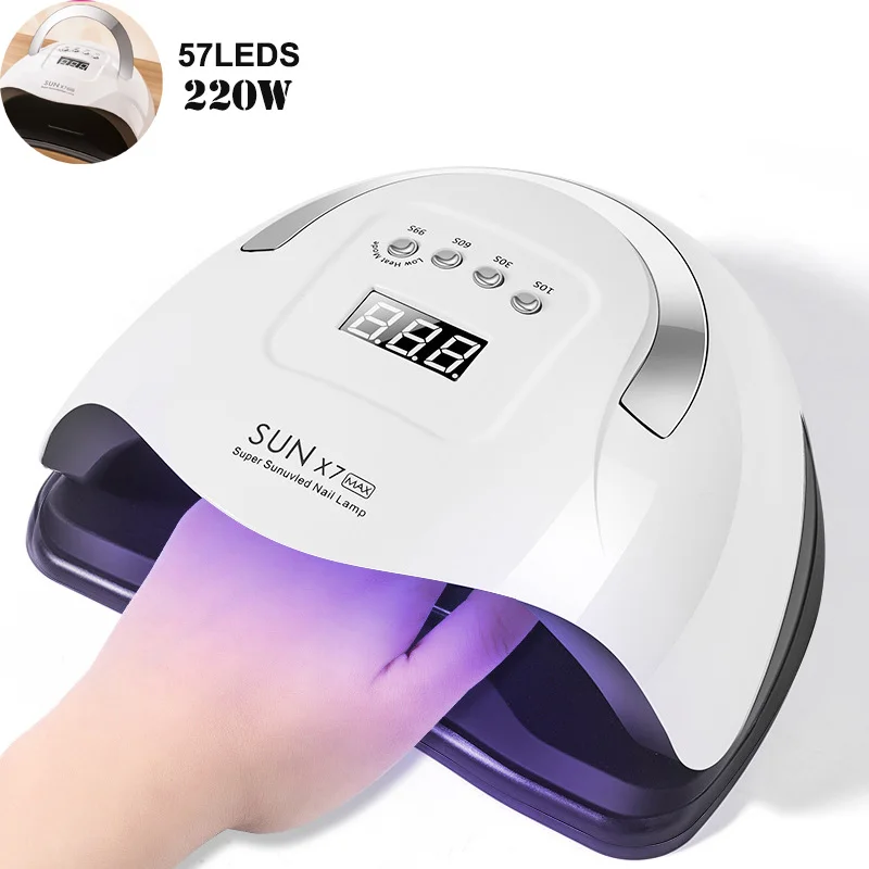 

2021 New LED Nail Lamp Gel Lacquer Dryer UV Curing Light Pedicure Manicure Lamps SUN UV LED Nail Lamp