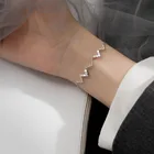 Модный Блестящий геометрический браслет и браслет для женщин, свадебные украшения SL196