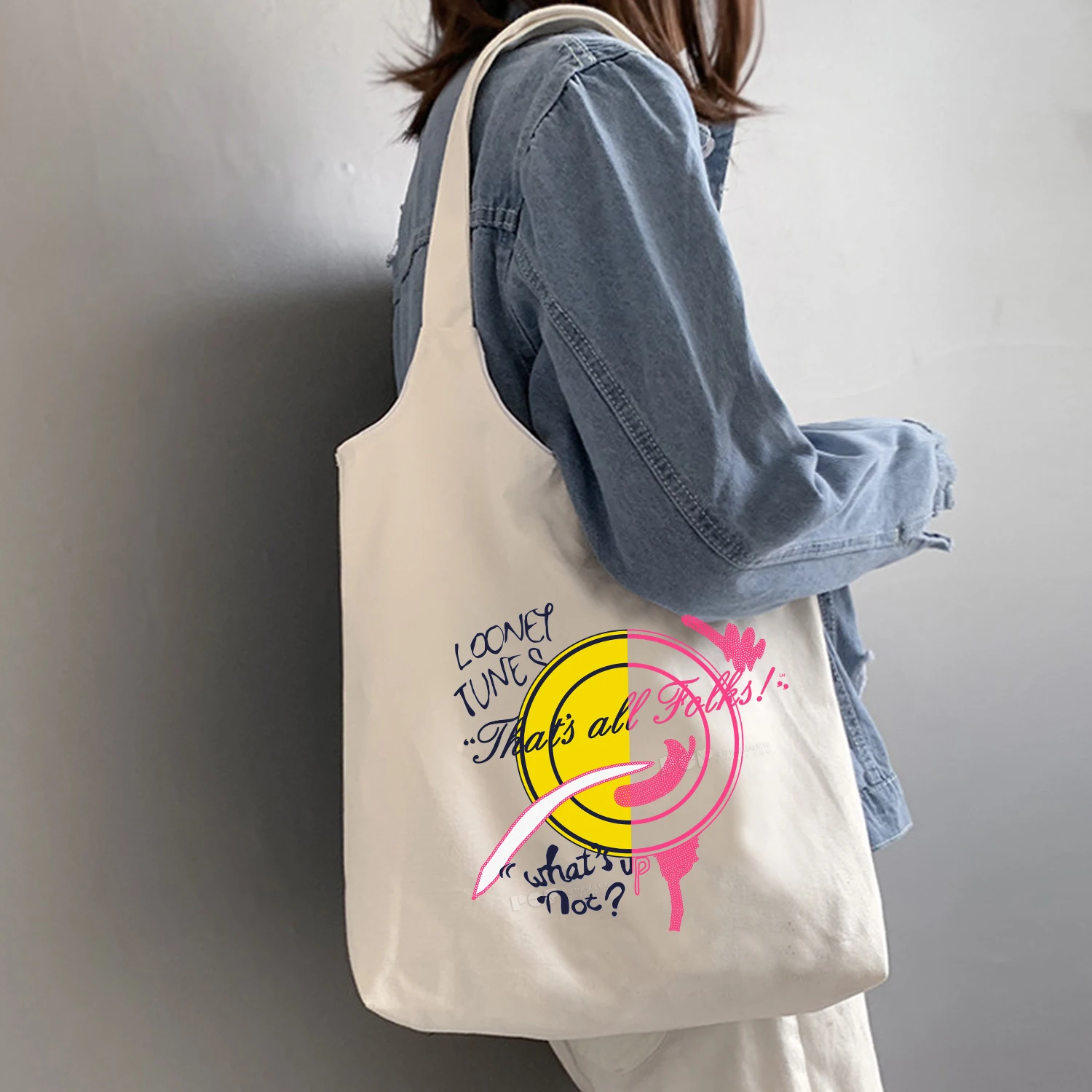 

Сумка-тоут женская тканевая многоразовая, складная, пляжная сумка для покупок