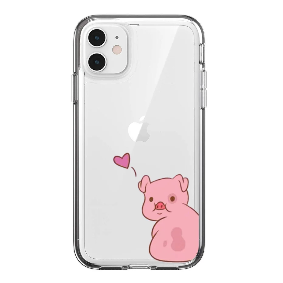 Супер милый мультяшный чехол для iPhone 6 6s 7 8 Plus x xs xr max 11pro SE2 силиконовые мягкие