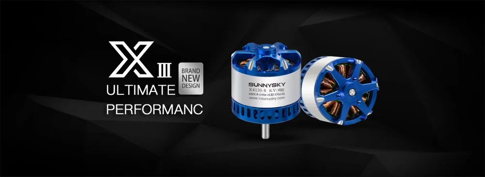 1 шт. SunnySky X4120III 485KV/550KV высокой эффективности безщеточный мотор для 3D трюковый Дрон