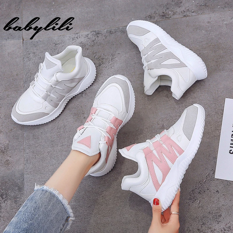 Женские кроссовки с вулканизированной подошвой модные летние спортивные мягкой
