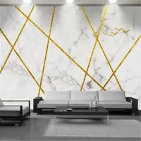 3d wall covering golden line marble mural wallpaper living room bedroom kitchen home decor painting modern wallpapers