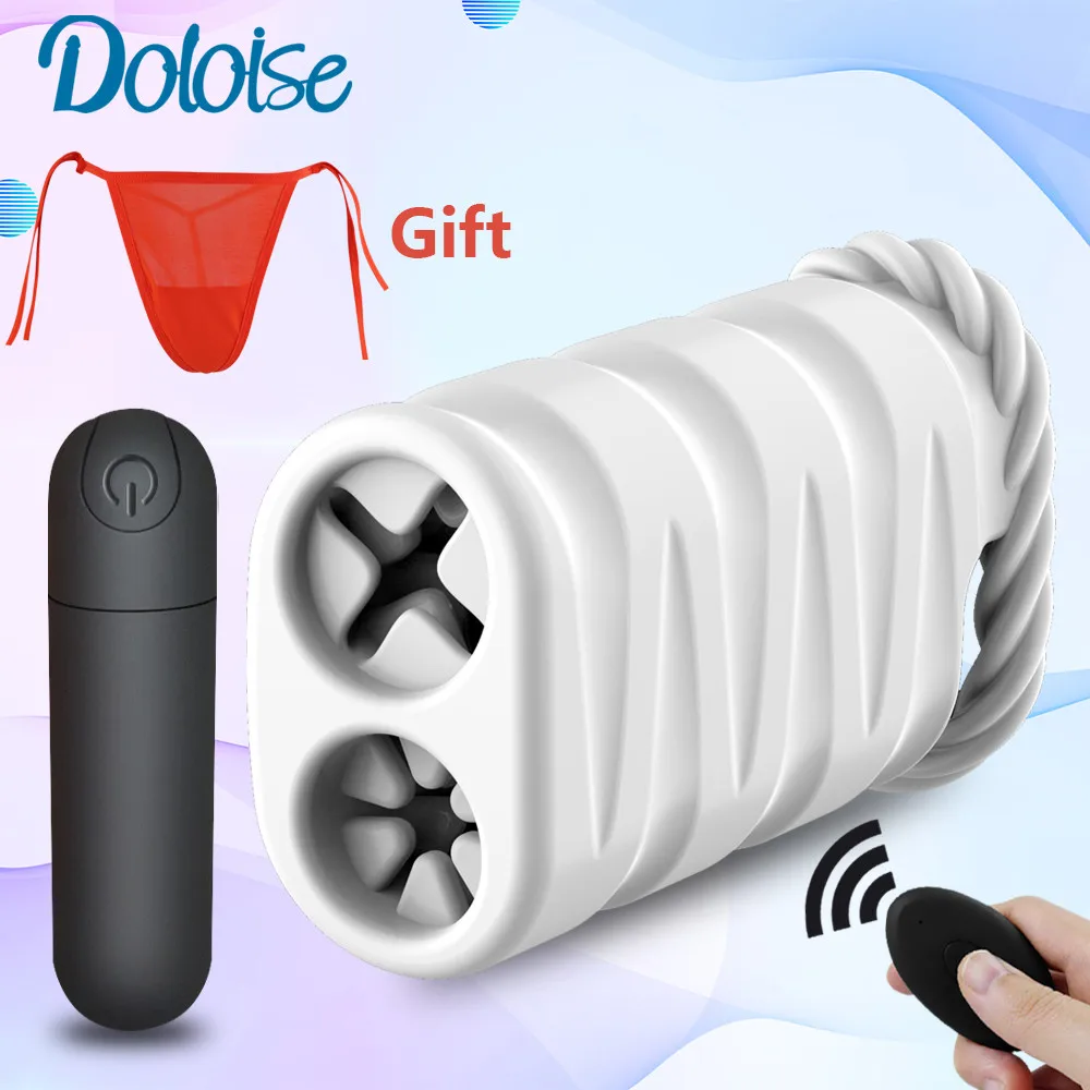 Мужской мастурбатор вибратор беспроводной пульт дистанционного управления