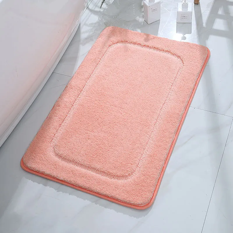 rectangle bath mat washable anti slip geometric bathroom carpets for toilet floor strong water absorption rug mats home decor free global shipping
