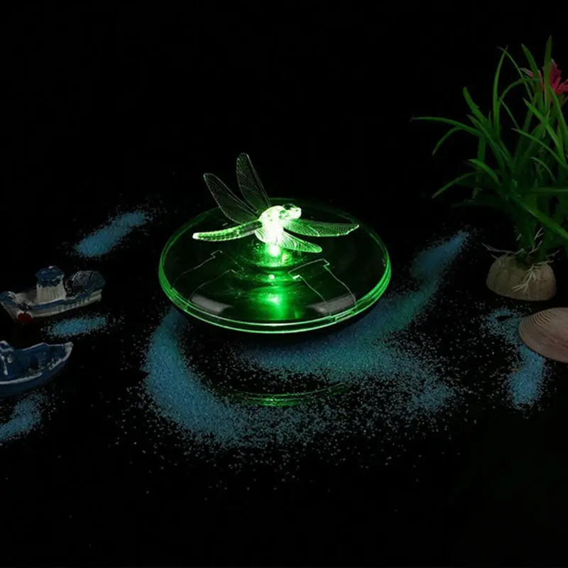 6V солнечных светодиодных RGB плавательный круг из светильник бассейн ночника