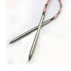 Стальная игла для Паракорда, 3 дюйма, вал с винтовой резьбой игла для вязания, для плетения, для браслета