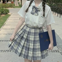 jk japanese shirt women kawaii female basic embroidery white all match blouse sweet girl short sleeve summer shirts tops 2021