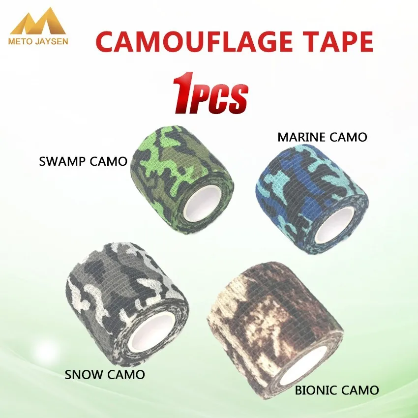 Самоклеящаяся камуфляжная обертка ружье для охоты стрельбы велосипедная лента