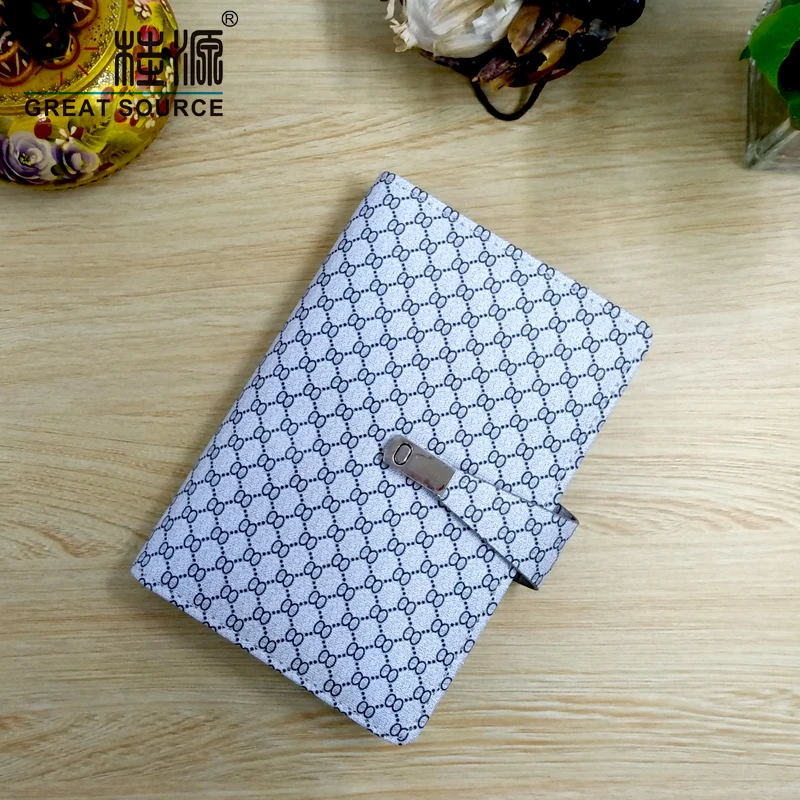 S 13x18.5cm Padfolio A5 Conference Fefillable папка прозрачная ручка сумка цветные наклейки Модный дизайн 6 связующее кольцо ноутбук календарь - Цвет: S 13x18.5cm