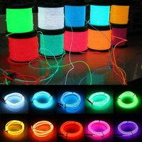 10m led neon light flexible glow el wire dance party outdoor christmas decoration light rope tube strip waterproof led strip