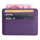 Мужской кожаный тонкий кошелек для удостоверения личности, денег, кредитных карт, тонкий держатель, органайзер для денег