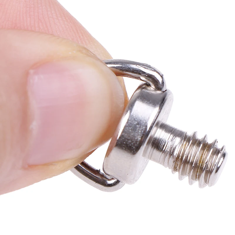 1Pc X1/4 inch Stainless Steel Camera Screw For Quick Release Plate Folding D-Ring Adapter Tripod Monopod Accessories | Электроника