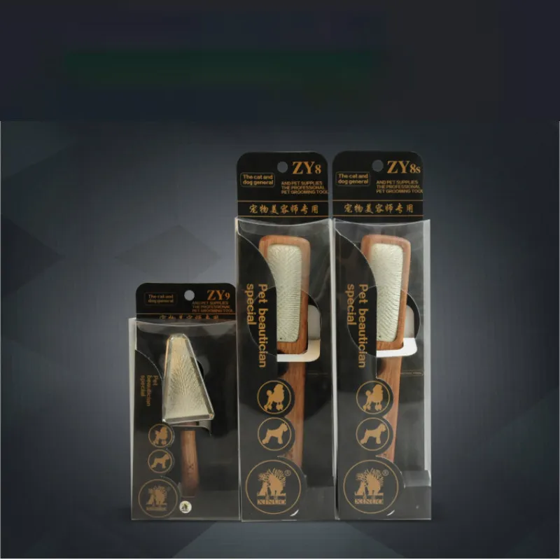 Высококачественная ручка для стрижки деревянного питомца собачья кошачья