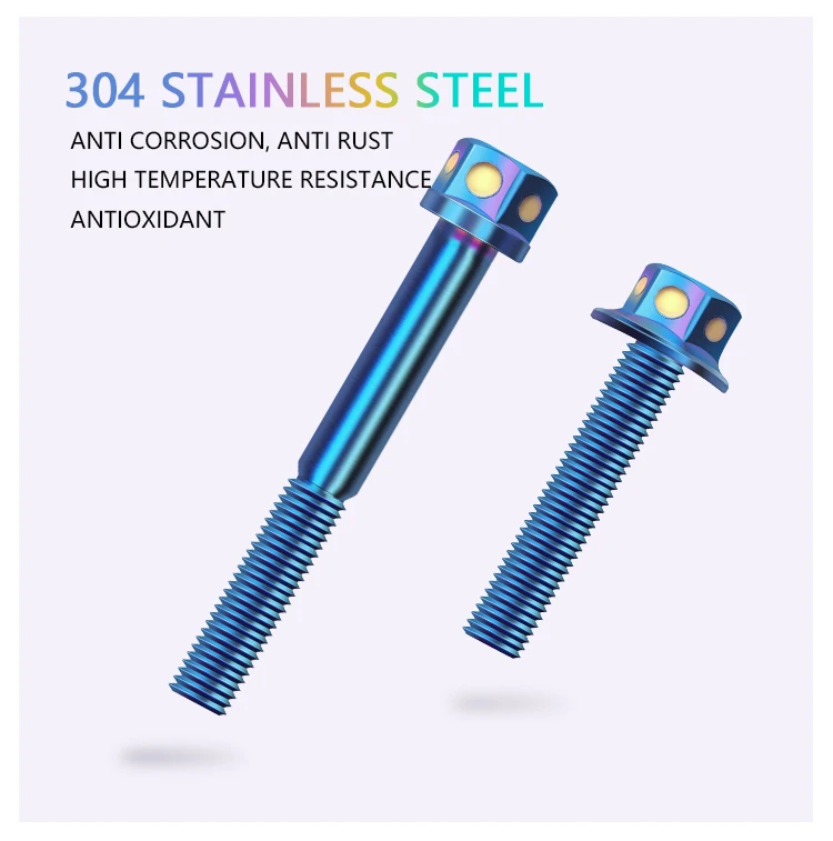 

Самокат ATV мотоцикл шестигранный винт из нержавеющей стали M8 * 25/30/35/40/45/55